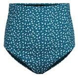 High waist bikinibroekje SEMMA lichtblauw/wit