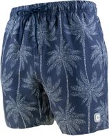 Zwemshort palmtrees blauw