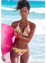 Triangel-bikinitop Mila met gebloemd design