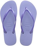 Dames teenslippers slim paars