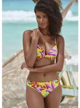 Bikinitop met beugels Mallorca met aangerimpeld midden