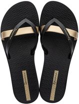 Dames teenslippers kirei zwart