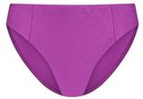 Bikinibroekje met ribstructuur fuchsia