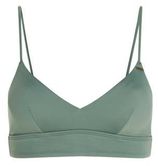 Voorgevormde crop bikinitop Wave groen