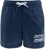Jongens zwemshort logo blauw