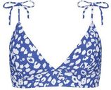 Voorgevormde bikinitop Des blauw/wit