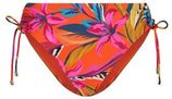 High waist bikinibroekje oranje/multi