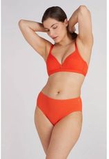 TC WOW bikinibroekje met textuur rood