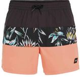 Zwemshort Mix & Match Cali koraalrood/zwart