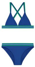 Triangel bikini Luna blauw/groen