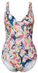 Women Beach badpak blauw/roze/geel