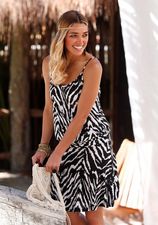Strandjurk met zebra-look