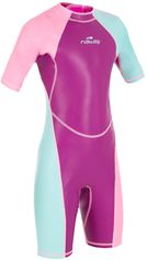 Nabaiji Zwemshorty voor meisjes Kloupi paars/roze