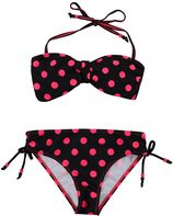 Boobs en Bloomers zwart/rood dots bikini Pien